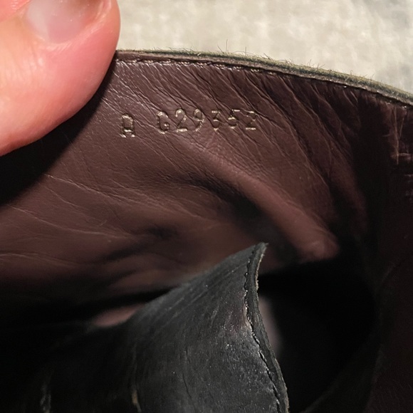 Chanel Distressed black iridescent booties European Size 37 1/2 - Picture 7 of 10